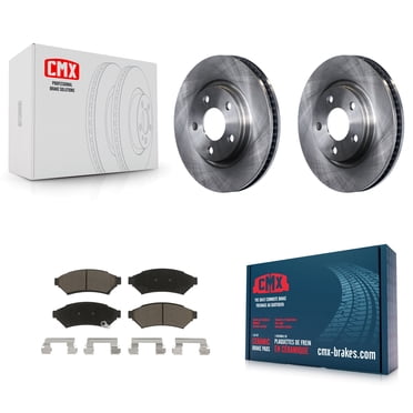 CMX Front Disc Brake Rotors and Ceramic Pads Kit for Car Buick Pontiac LaCrosse Grand Prix Allure Montana Chevrolet Uplander Terraza Saturn Relay K8C-100083