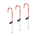 thumbnail image 4 of 3Pcs Christmas Candy Cane Lights Outdoor Landscape Lights Christmas Stakes Light Style A, 4 of 9