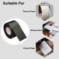 thumbnail image 4 of Unique Bargains 1.37'x328' (35mmx100m) Wax Thermal Transfer Ribbon, 1 Roll 1' Core Ink Out Barcode Printer Ribbon, Black, 4 of 6