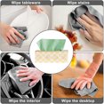 thumbnail image 3 of Horivan 3 Counts Thickened Disposable Kitchen Cloths Washable Dish Towels for Cleaning Multi-Purpose Dry and Wet Use Reusable Lazy Cleaning Rags for Dishes and Countertops, 3 of 9
