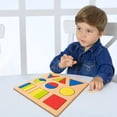 thumbnail image 3 of Mlkoz Office Tools Clearance, Number Puzzle Building Blocks Early Childhood Alphabet Shape Puzzle For Boys And Girls Intelligence Development Learning Tool, Men Gifts, 3 of 5