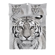 Gouchee Home Sheerkan Queen Duvet Cover Set – 3-Piece Oeko-Tex Certified Cotton Bedding with Majestic Tiger Print
