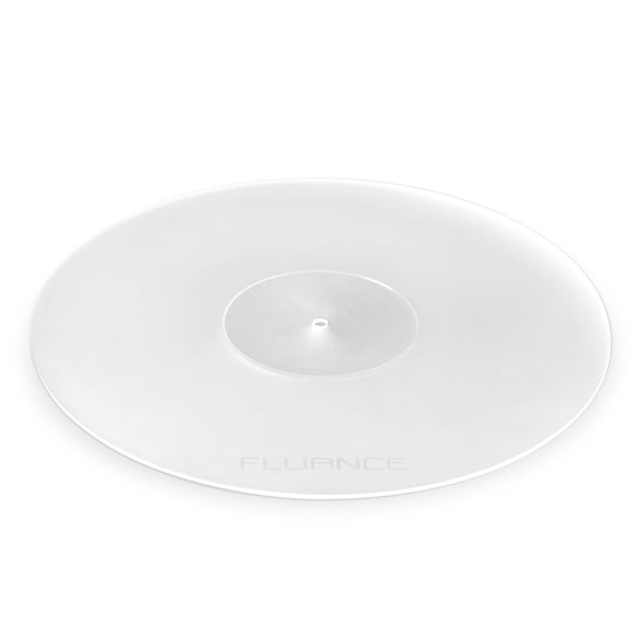 Fluance Acrylic Platter Mat for Turntables - Reduces Vibrations for Improved Sound Clarity for Vinyl Record Playback, Antistatic, Precision