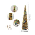 thumbnail image 3 of UsTZtai under $5! Foldable Christmas Tree with Lights, Festival Atmosphere Party Decoration, Pre-Lit Holiday Tree for Home, 3 of 6