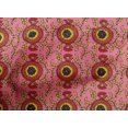 thumbnail image 4 of oneOone Cotton Cambric Fabric Leaves & Floral Block Printed Fabric 1 Yard 56 Inch Wide, 4 of 4