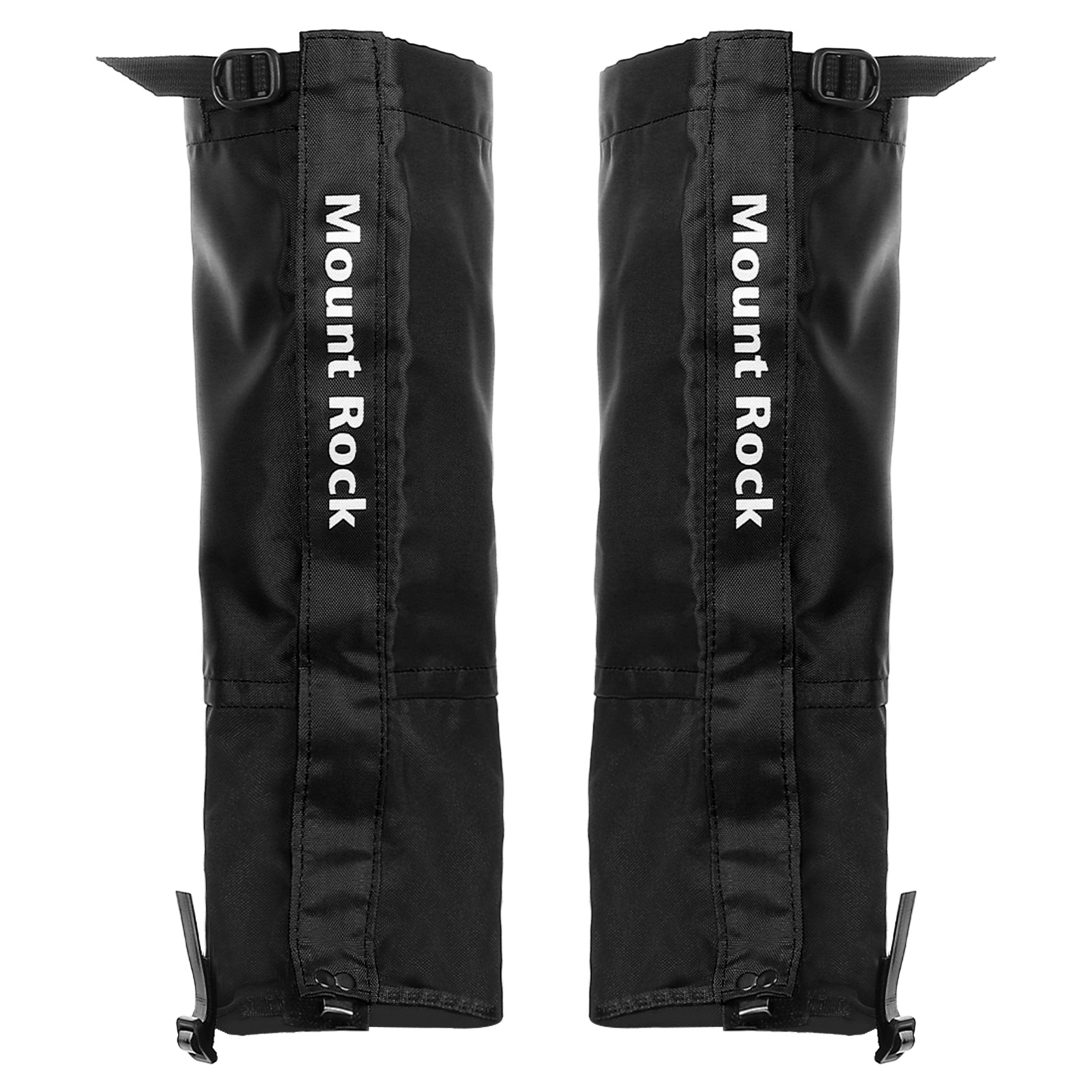 Unique Bargains Leg Gaiters, Waterproof Shoe Covers Adjustable Snow Boot Gaiter, Black, XL