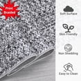 thumbnail image 4 of HOMERRY 2' x 6' Modern Area Rug for Hallway Kitchen Braided Print Indoor Washable Neutral Carpet, Gray, 4 of 5