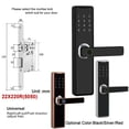 thumbnail image 2 of Clavier Tactile Bluetooth à Empreinte Digitale pour Appartement, Serrure de Porte Intelligente Sans Clé pour Porte d'Entrée, Serrure de Porte pour Porte d'Entrée, Maison Intelligente Intégrée, 2 of 5