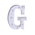 thumbnail image 3 of Wood Board Alphabet Led Letter Lights Light Up White Plastic Letters Standing Hanging G, 3 of 3