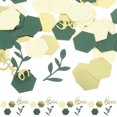 thumbnail image 4 of 200pcs Wedding Table Confetti Paper Hexagon Leaf Love Molding Table Scatter Confetti, 4 of 9