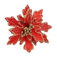 thumbnail image 2 of Matoen12 Christmas Imitation Flower Flannel Christmas Tree Decorative Flowers, 2 of 6
