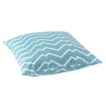 thumbnail image 3 of Outdoor Square Cushion 18in - Aqua ZigZag, 3 of 3