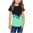 thumbnail image 1 of Meichang T-Shirts pour Enfants T-Shirts à Manches Courtes T-Shirts Tendance à Col Rond T-Shirts Hauts Coupe Ample Décontractés T-Shirts pour la Fête des Mères pour Garçons et Filles de 3 à 14 Ans, 1 of 5