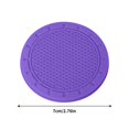 thumbnail image 3 of Chmadoxn 2PC Car Originality Water Mat Fashion Solid Color Heat Insulation Mat Honeycomb Car Mat Car Mat coasters coasters, 3 of 5