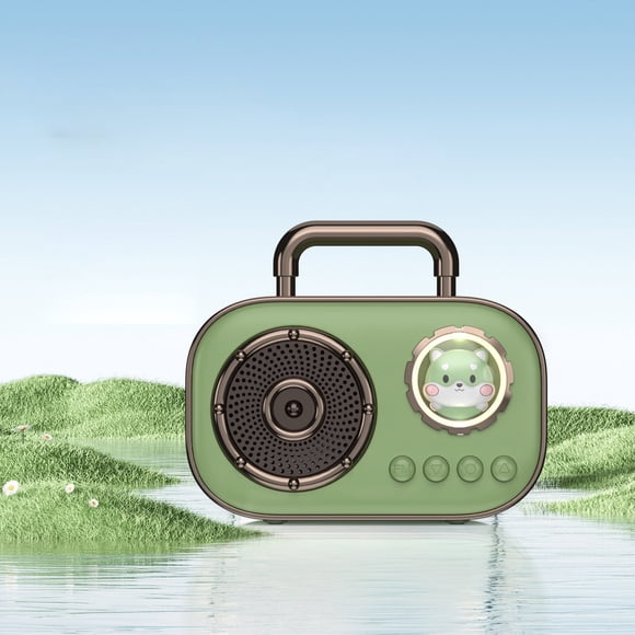 EGNMCR Sound Machine Portable Retro Speaker, Bluetooth Sound System, Small Portable Home Subwoofer, Outdoor Wireless, Mini Handheld Bluetooth audio