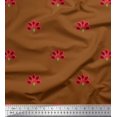 thumbnail image 1 of Soimoi polyester Crepe Fabric Artistic Floral Print Fabric by the Yard 42 Inch Wide, 1 of 3