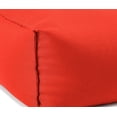 thumbnail image 3 of Gouchee Home Chamonix Outdoor/Indoor Red Ottoman Pouf – Water-Repellent Bean Bag Footstool with Polystyrene Bead Filling for Patio, Porch, or Living Room, 3 of 5