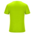 thumbnail image 4 of Plebaso T-Shirts Athlétiques pour Hommes Manches Courtes Col Rond T-Shirts Respirants Unis pour Course, 4 of 7