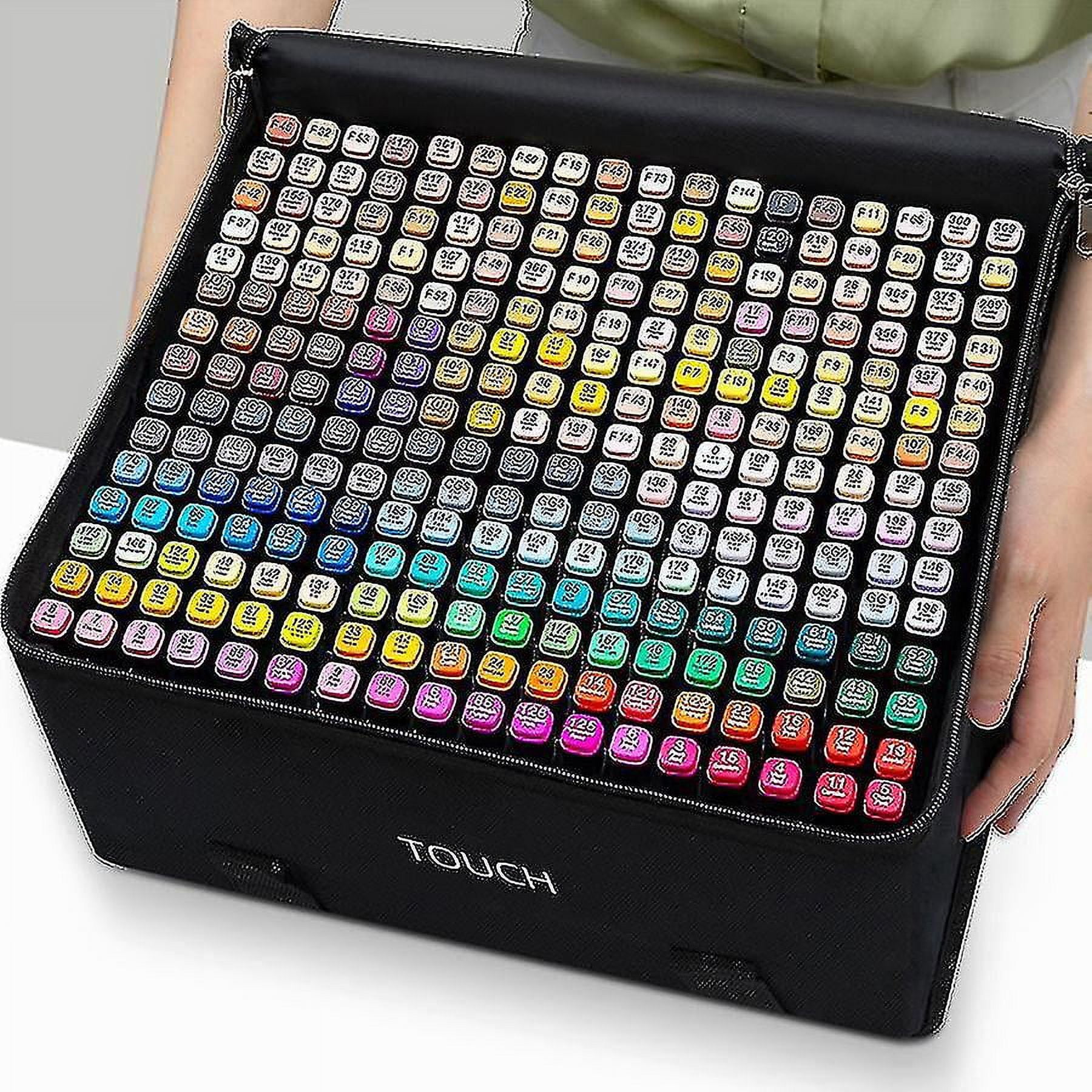 60 Pcs Artist Alcohol Markers Dual Tip Art Markers Permanent Alcohol Based Markers With Case For Adult Kids