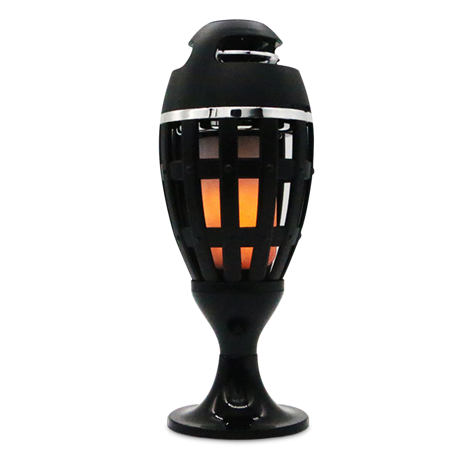 Yeacher LED Flame Speaker LED Stereo Bluetooth Speaker Portable Handsfree Calling Wireless Bass Speaker for