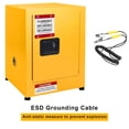 thumbnail image 1 of Kojooin Armoire de Sécurité Inflammable, Armoire de Rangement Compacte en Acier avec Tablette Ajustable pour Usage Commercial, Industriel Ou Domestique, 1 of 7