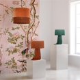 thumbnail image 2 of TOV Furniture Lampe de Table en Coton Transitionnel 15.2"H en Rouge Brique, 2 of 7