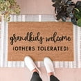 thumbnail image 4 of Hbdhejl Grandkids Welcome Doormat Entrance Front Door Mat For Home Bedroom Decor Non Slip Rug Decorative Accessories 24×16 Inches, 4 of 9