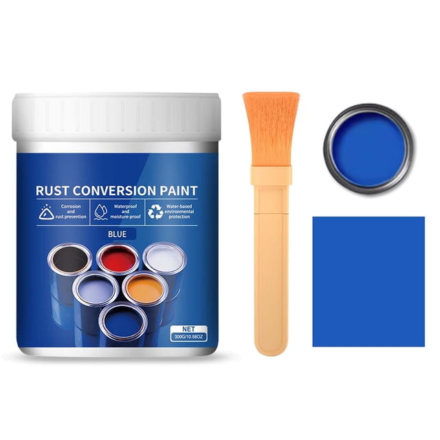YoGold Peinture Convertisseur de Rouille 4-en-1 pour Métal – Résistante aux Intempéries, à Base d'Eau, Prévention et Protection de la Rouille Longue Durée, 17,64 OZ F