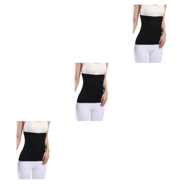 Thinsony Breathable And Moisture Absorbing Waist Back Support For Added Comfort Skin thicken black XL 3Set
