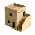 thumbnail image 4 of 1/72 Miniature Wooden House Dismountable DIY Painting Architectural Scene Layout B, 4 of 9