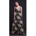 thumbnail image 3 of Bimba Floral Femmes Imprimé Sans Manches Long Maxi Strappy Bohème BeachDress-X-Small, 3 of 4