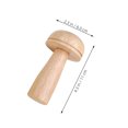 thumbnail image 2 of KALLORY Hand Sewing Wooden Mushroom Darner Tool for Home Fabric Repair and Needle Organization, 2 of 8