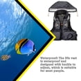 thumbnail image 4 of Life Jackets Portable Inflatable Adjustable Detachable Portable Life Jacket Waterproof Rapid Inflation Emergency Supplies Waistcoat for Swimming XL, 4 of 7
