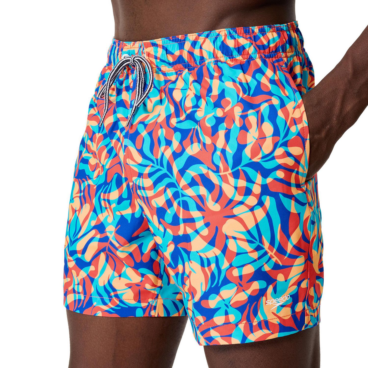 Short de bain 16 po avec imprimé « Groove Tide » Speedo pour hommes