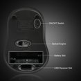 thumbnail image 2 of Xingzhi Computer 2.4GHz Wireless Cordless Office 1600DPI Optical Mice with USB Receiver Matte black 1Set, 2 of 6