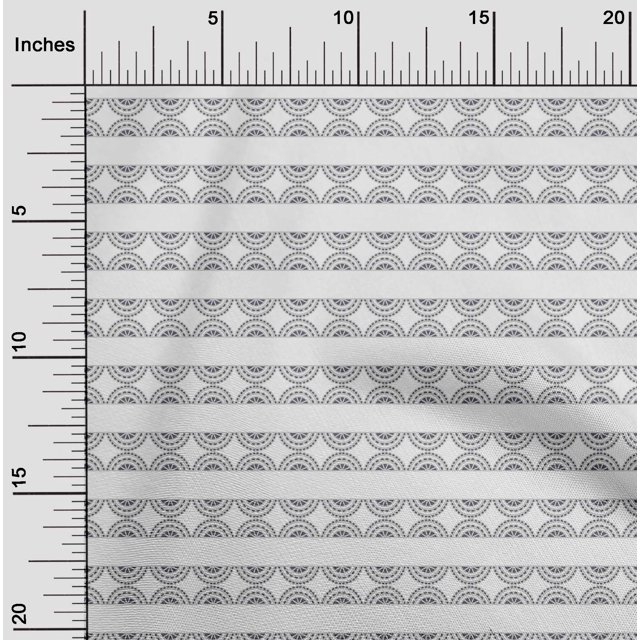 oneOone Polyester Lycra Gray Fabric Geometric Block Dress Material Fabric Print Fabric By The Yard 56 Inch Wide