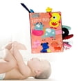 thumbnail image 4 of lionlar Soft Cloth Book Animal Theme Parent-child Interactive Crinkle Book Rattle s Toys Babies New - Cows, 4 of 9