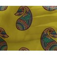thumbnail image 4 of oneOone Georgette Viscose Fabric Paisley Block Printed Fabric 1 Yard 42 Inch Wide, 4 of 4