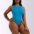 thumbnail image 2 of Yuyuzo Justaucorps pour Femmes Contrôle du Ventre Sans Manches Dos Nageur Camisole 1 Pce Col Ras du Cou Combinaisons, 2 of 4