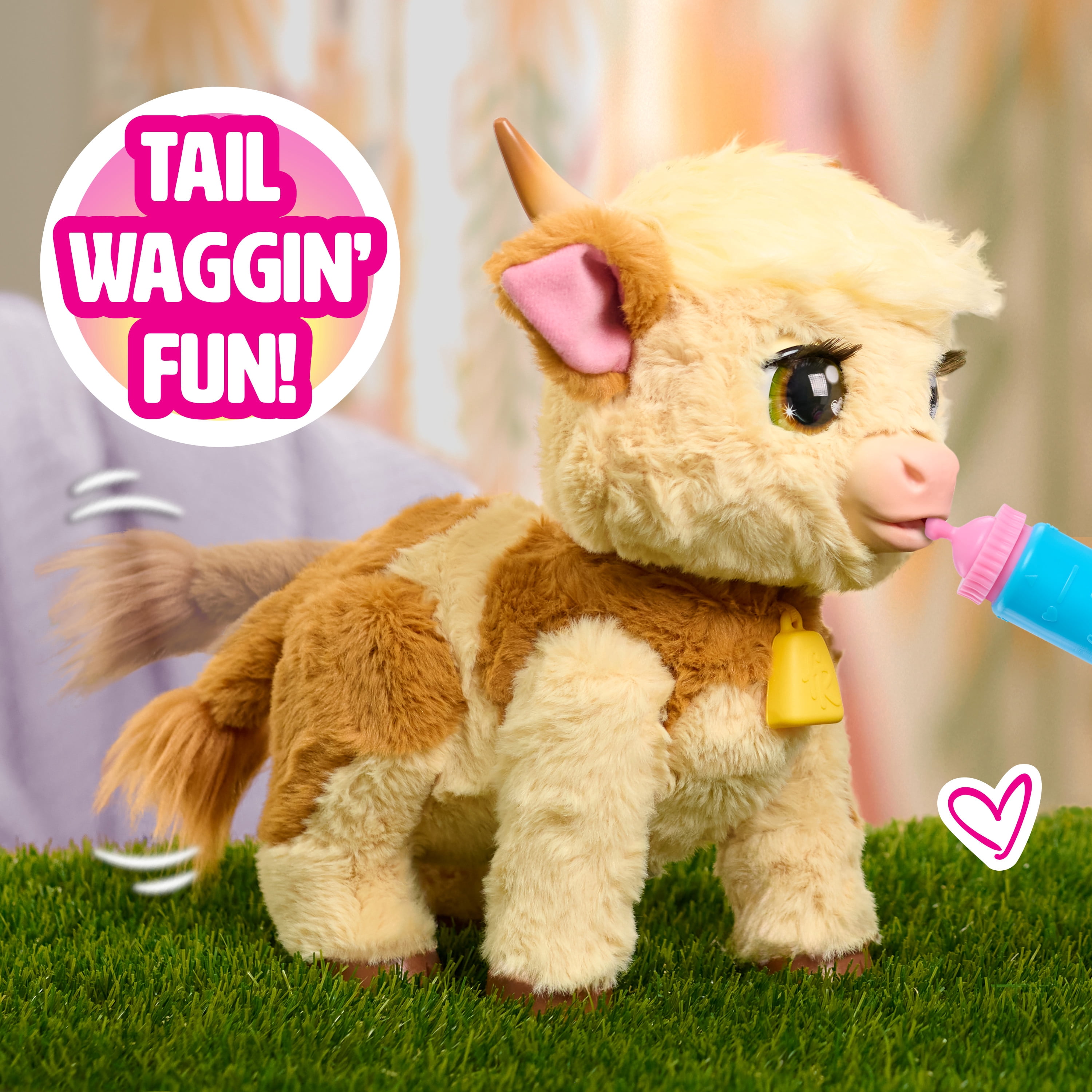 Jouet interactif à l’effigie de la vache Maggie de FurReal, plus de 50 sons et réactions, jouets pour enfants de 4 ans et plus par Just Play