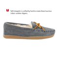 thumbnail image 2 of Minnetonka Mocassin à Semelle Rigide en Peau de Mouton pour Femmes 7 W Gris, 2 of 2