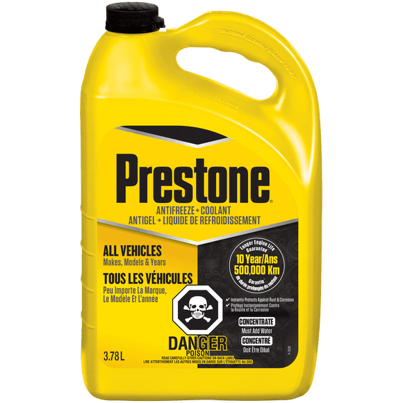 Prestone Universel Antigel + Liquide de Refroidissement Concentre 3.89L
