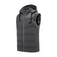 thumbnail image 1 of cllios Men's Heated Vest Lightweight USB Rechargeable Heated Vest for Men without Battery Included Plus Size Heated Vest Coat Dual Control 9 Heating Zones Heat Hoodies, 1 of 3