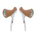 thumbnail image 2 of Drop Bar Brake Levers For Road Bike Racing Bicycle Cyclocross Bicycle Left Right Hand Coffee, 2 of 5