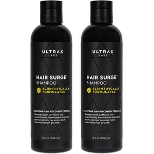 Ultrax Labs Shampooing de croissance des cheveux pour les cheveux minces et la perte de cheveux Shampoing pour les femmes et les hommes 8oz. | paquet de 2