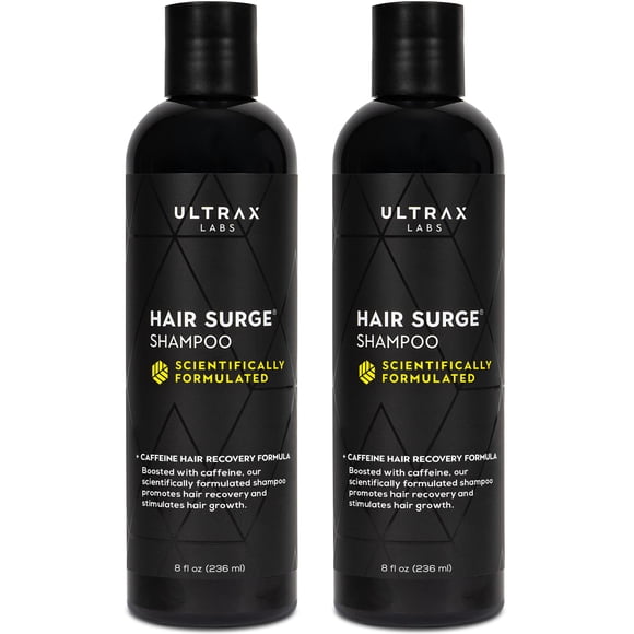 Ultrax Labs Hair Growth Shampoo for Thinning Hair and Hair Loss Shampoo for Women and Men Hair Surge 8oz. | 2 Pack