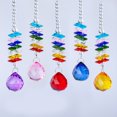 thumbnail image 3 of VALINK Crystal Ball Pendant Colorful Hanging Suitable for Window Outdoor Garden Hanging Decoration, 3 of 7