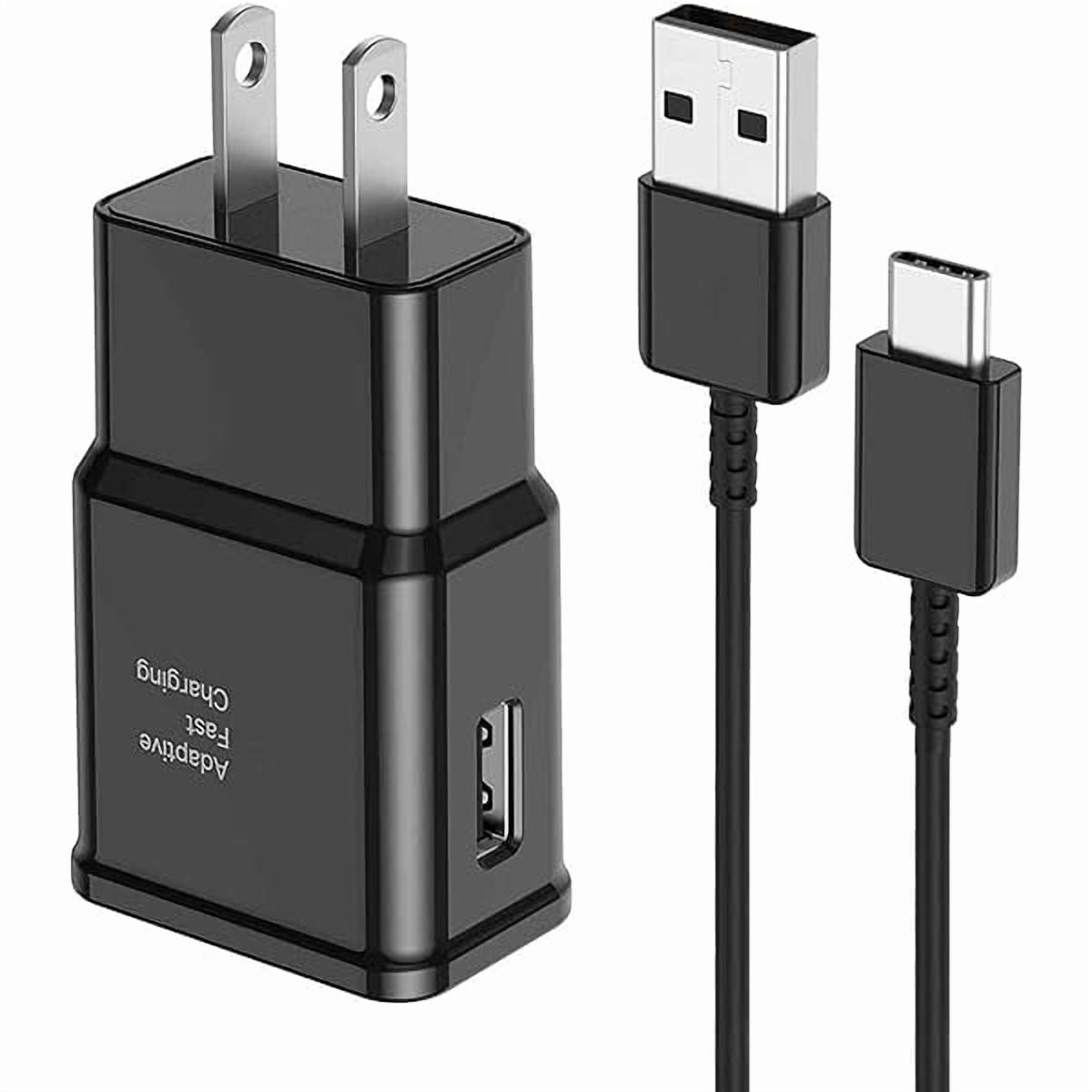 LinQingQ USB C Samsung Charger Fast Charging Android Phone Charger Type C 6.6ft Cord Cable for Samsung Galaxy Phone S10/S9/S8/Plus/A51/A52/A53/S25/S24/S23/S22/S21/S20/Ultra/Note20/Note10/Note9/Note8/B