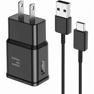 LinQingQ USB C Samsung Charger Fast Charging Android Phone Charger Type C 6.6ft Cord Cable for Samsung Galaxy Phone S10/S9/S8/Plus/A51/A52/A53/S25/S24/S23/S22/S21/S20/Ultra/Note20/Note10/Note9/Note8/B