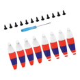 thumbnail image 5 of Milaget 8pcs Foldable Carbon Fiber Propellers for Mini Upgrade Parts Protector White Red Blue, 5 of 5